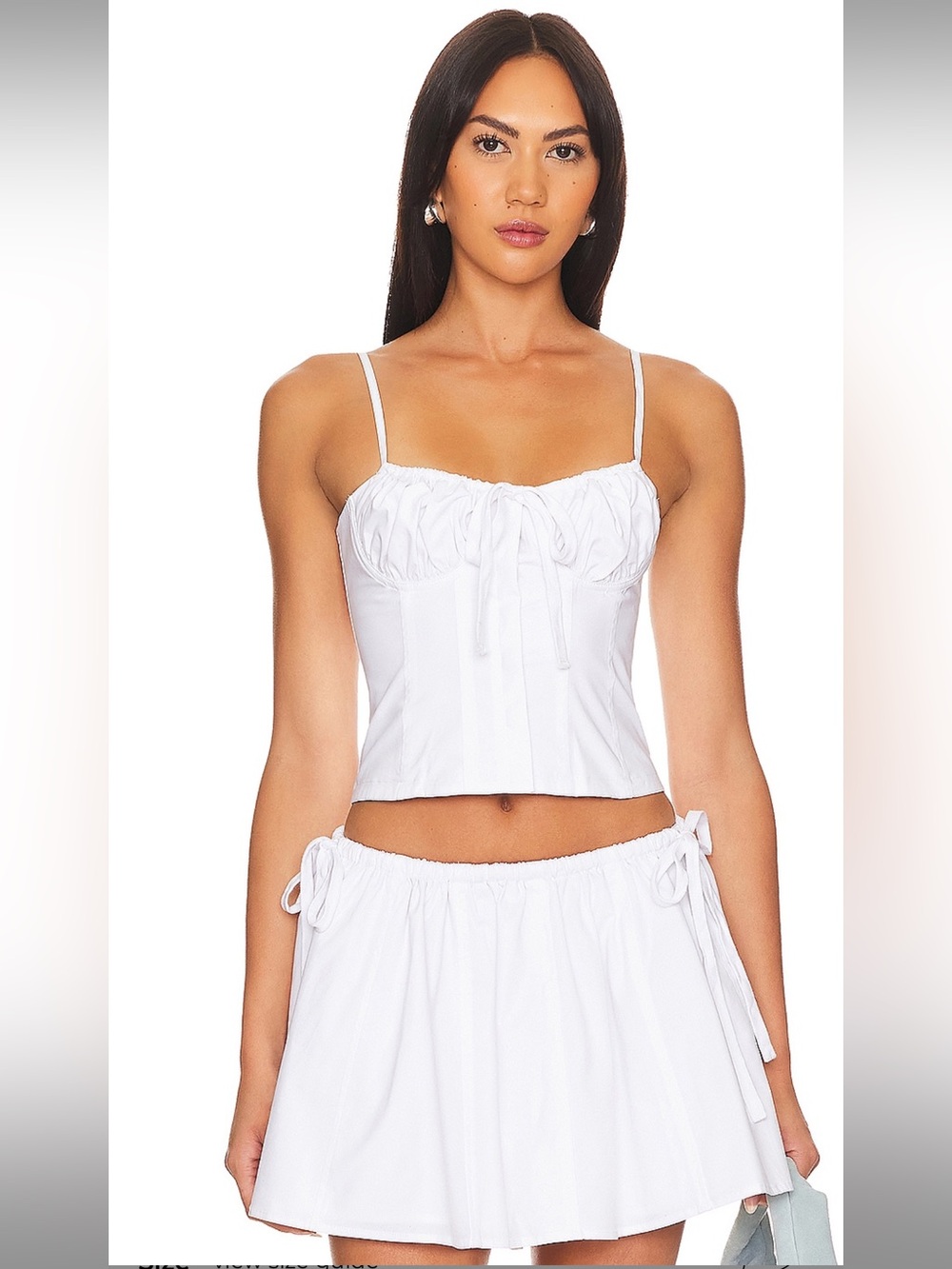 Lovers + Friends Maci top in White Cotton Size Small